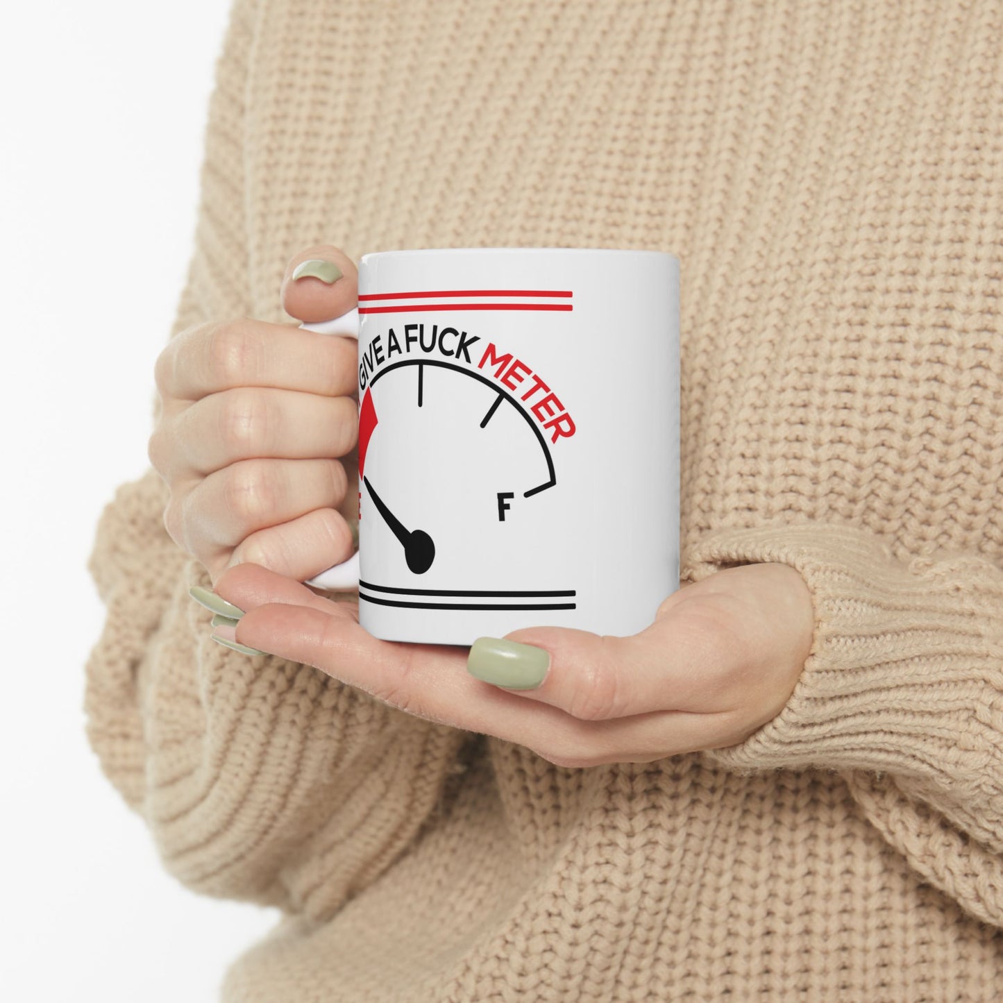 Adult Mug - My Give a Fuck Meter
