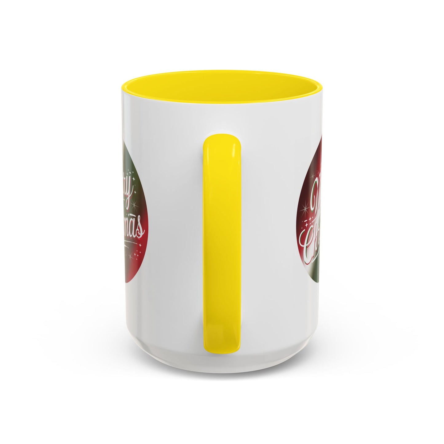 Christmas Mug - Merry Christmas White and Red Text Decoration