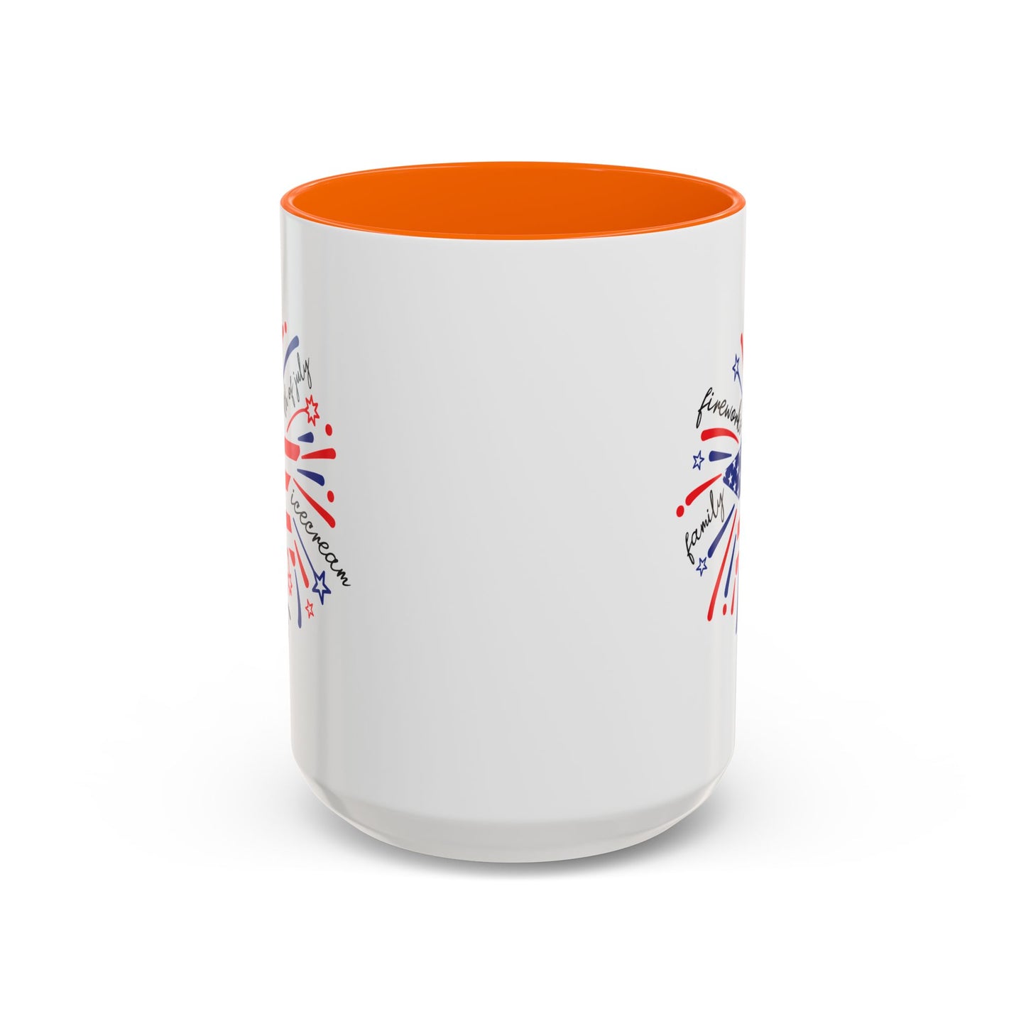4th of July Mug - Star Flag Fireworks