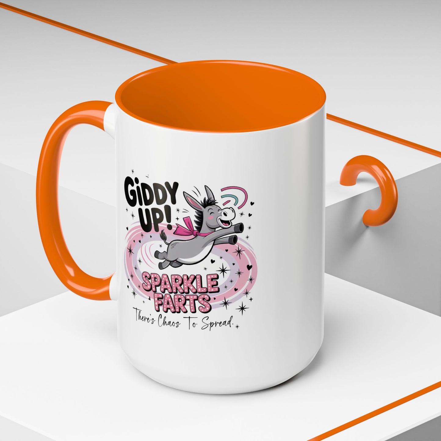 Humor Mug - Giddy Up Sparkle Farts