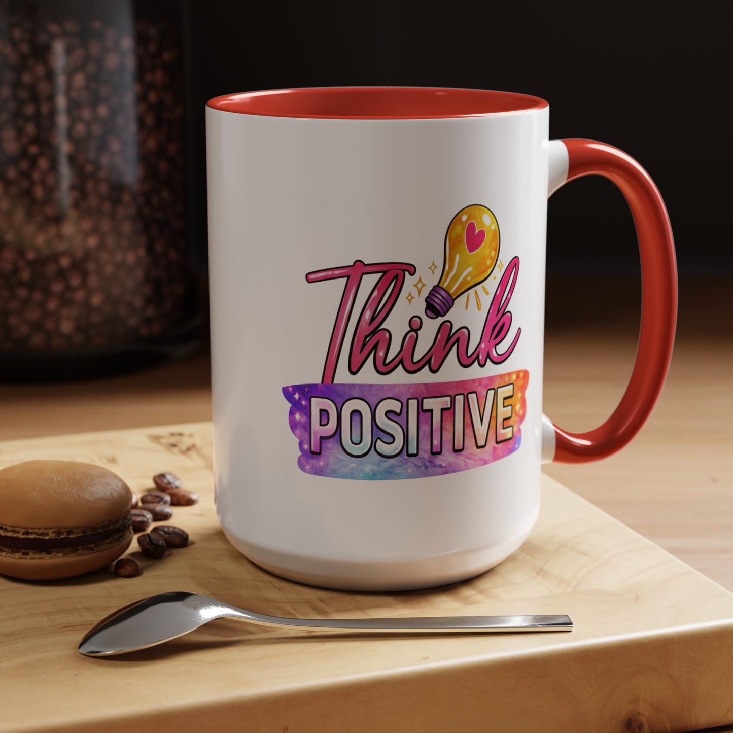 Wellness Mug - Think Positive Lightbulb
