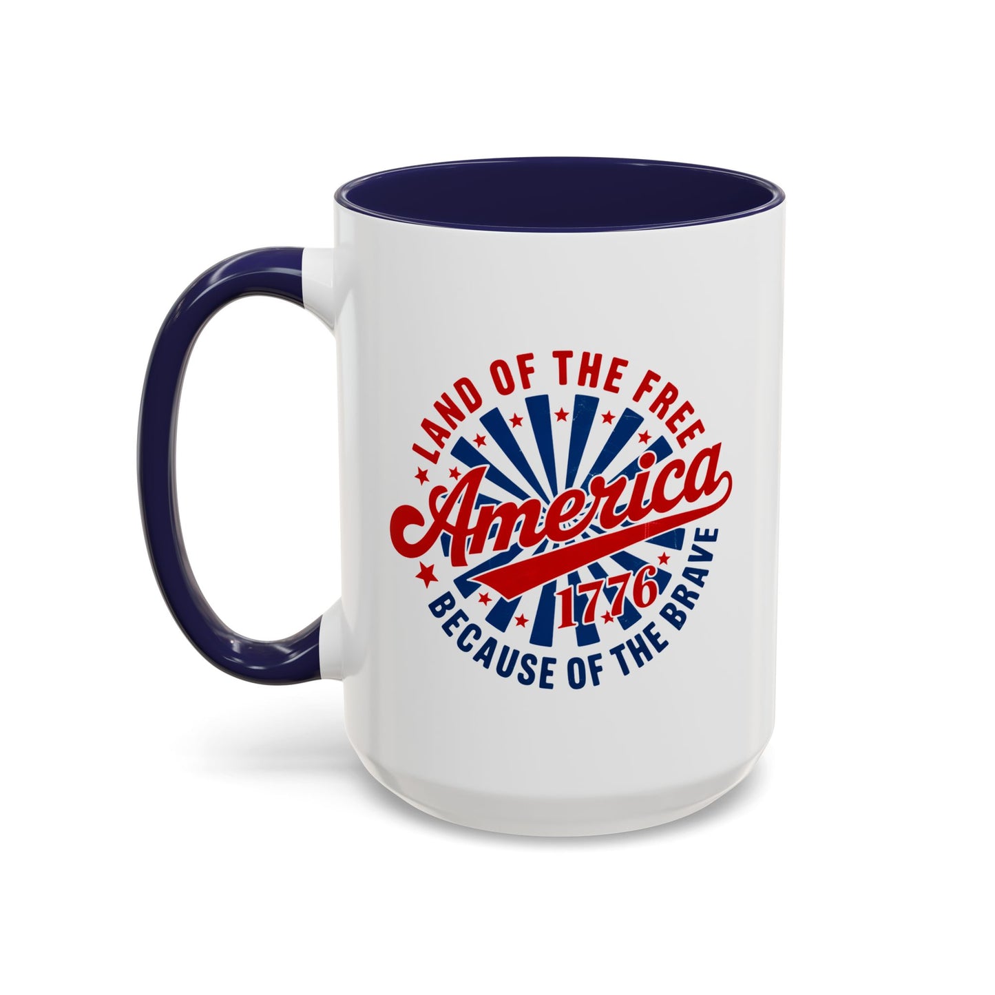 4th of July Mug - America 1776 Land of the Free