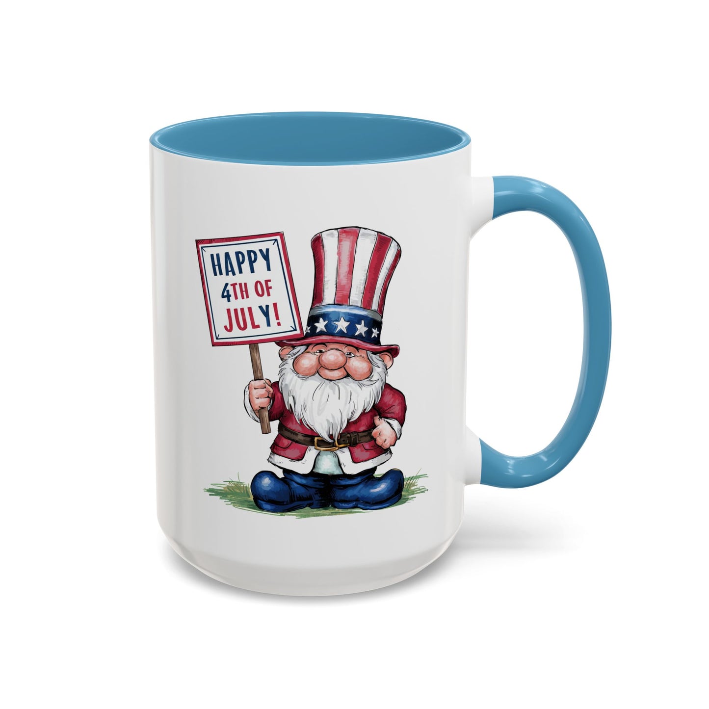 4th of July Mug - American Gnome 8