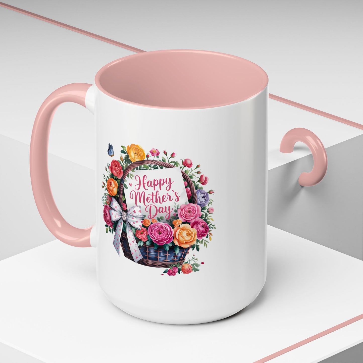 Mother's Day Mug - Happy Mother's Bouquet