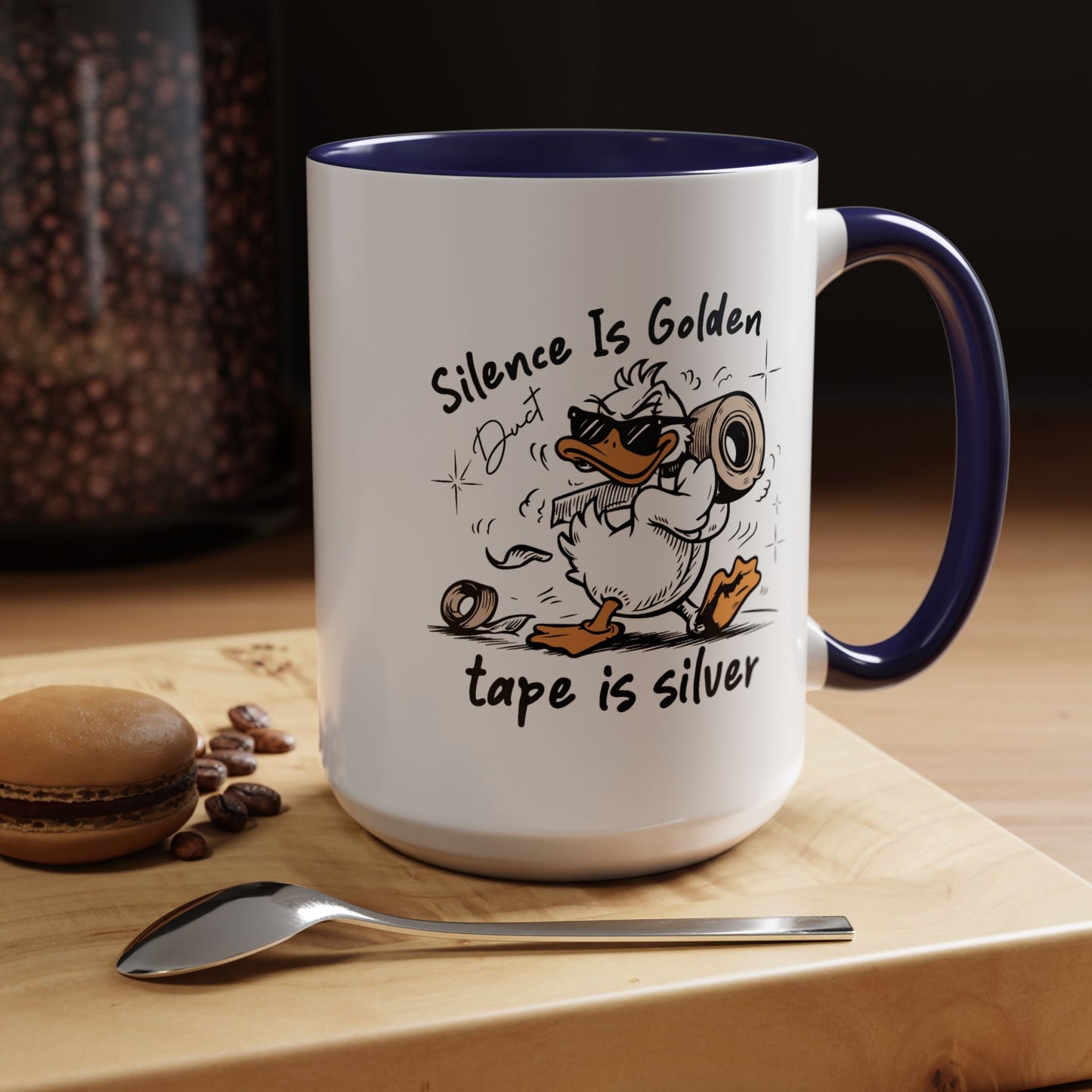 Humor Mug - Silence is Golden Duct Tape is Silver