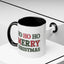 Christmas Mug - Ho Ho Ho Merry Christmas Green & Red Text 2