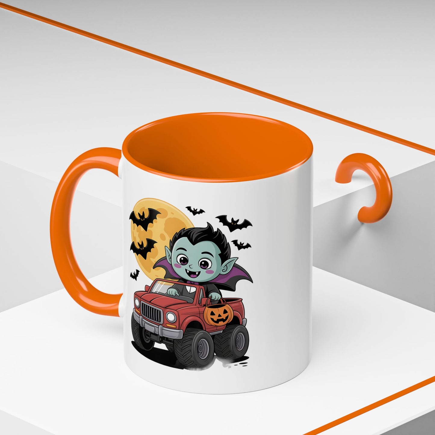 Halloween Mug - Driving Vampire