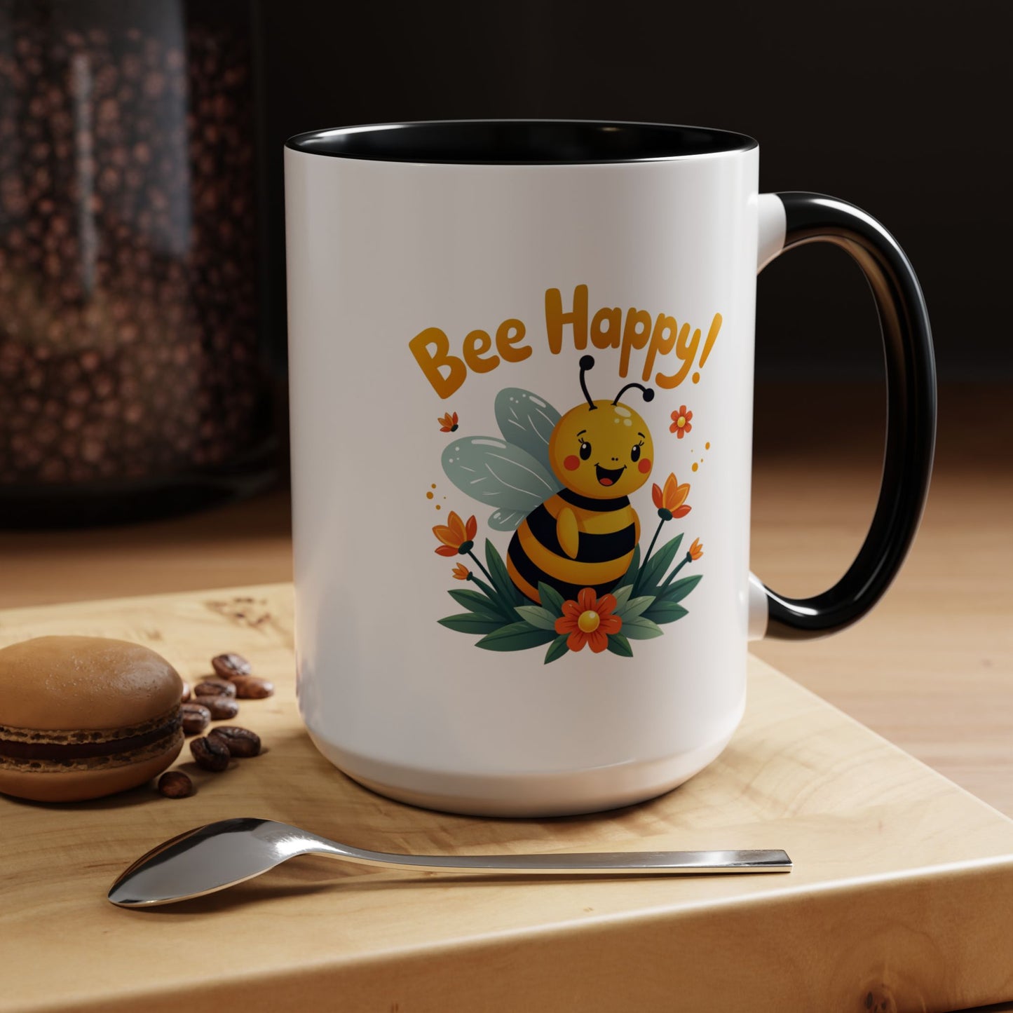 Motivation Mug - Bee Happy