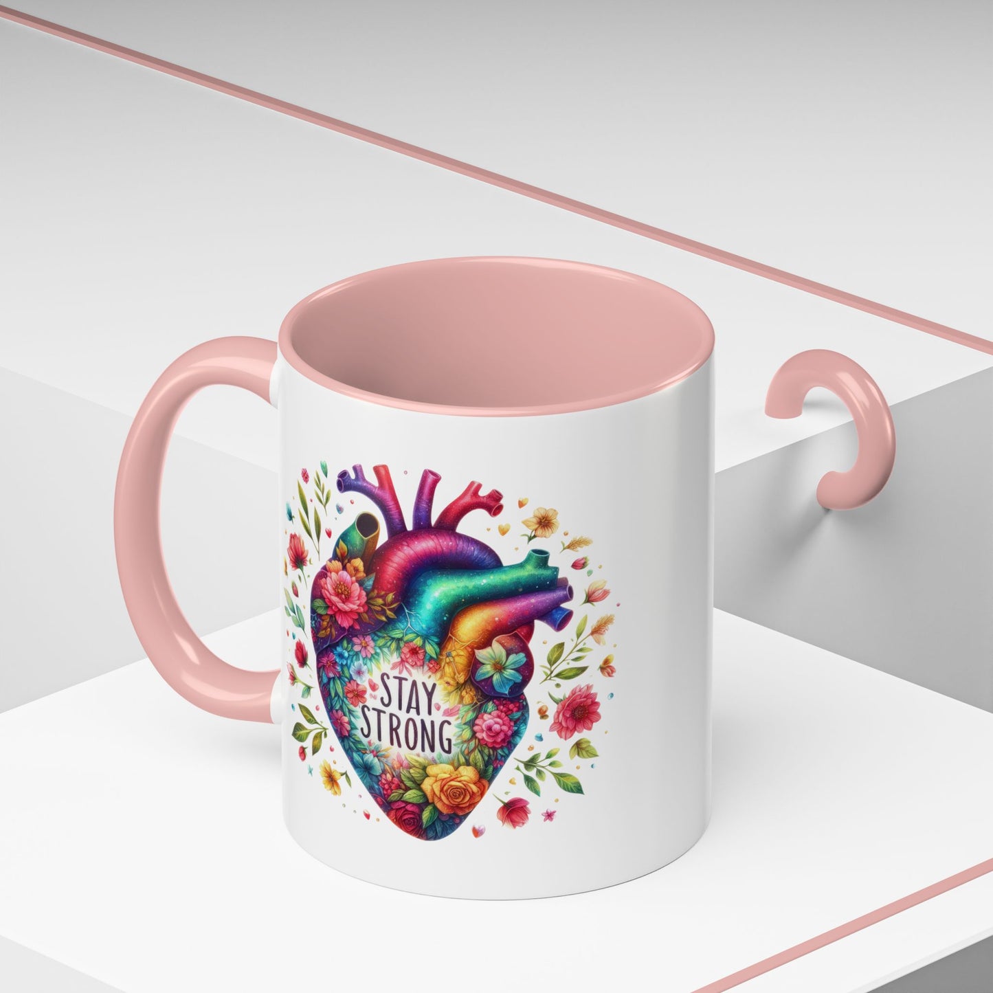 Wellness Mug - Stay Strong Heart