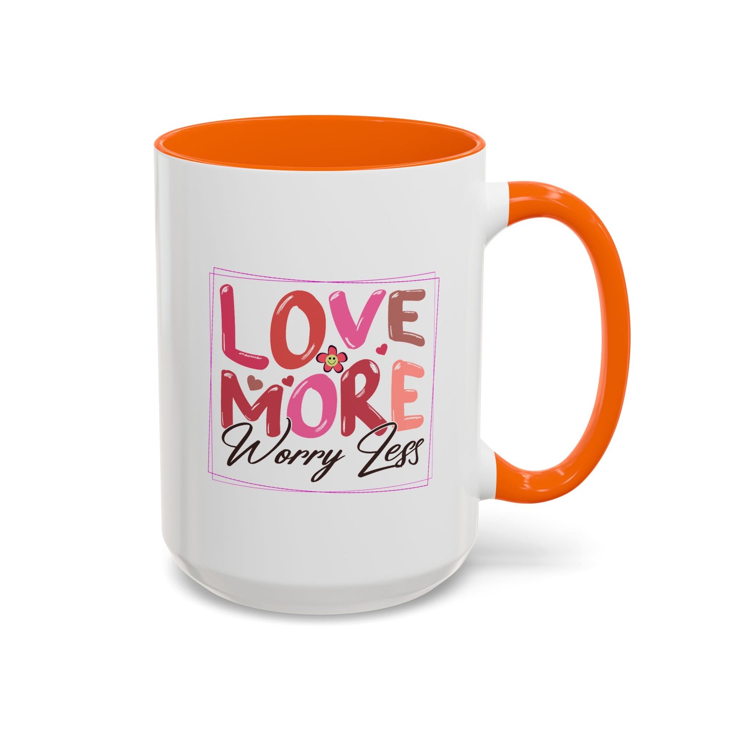Wellness Mug - Love More Worry Less Frame