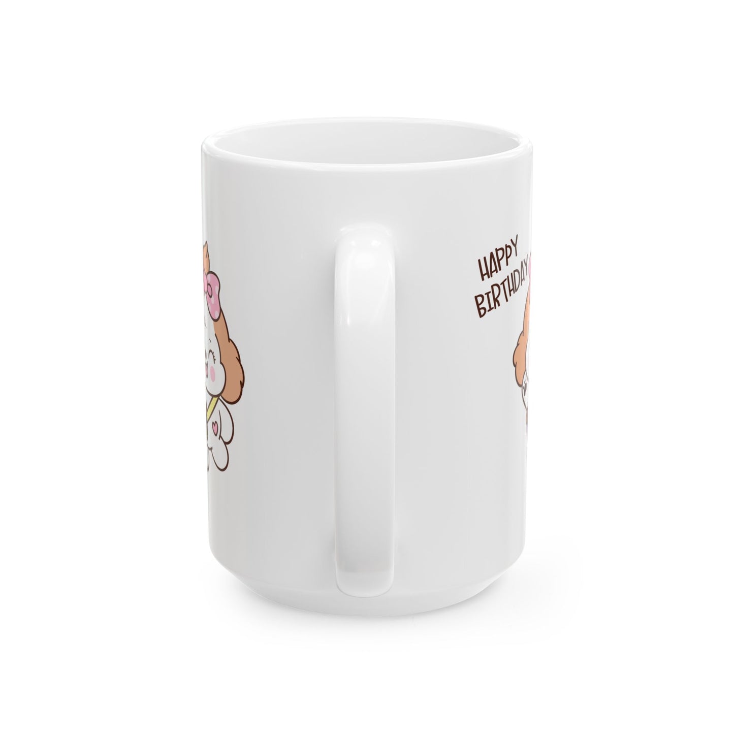 Birthday Mug - Happy Birthday Cute Dog