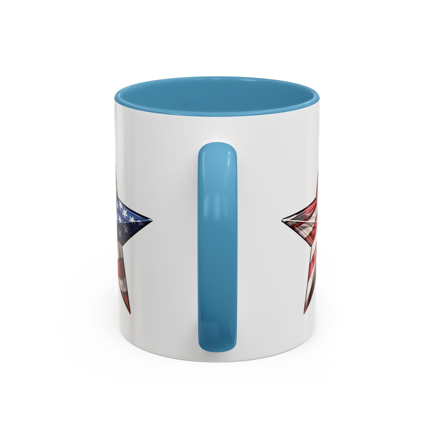 4th of July Mug - American Flag Star 3
