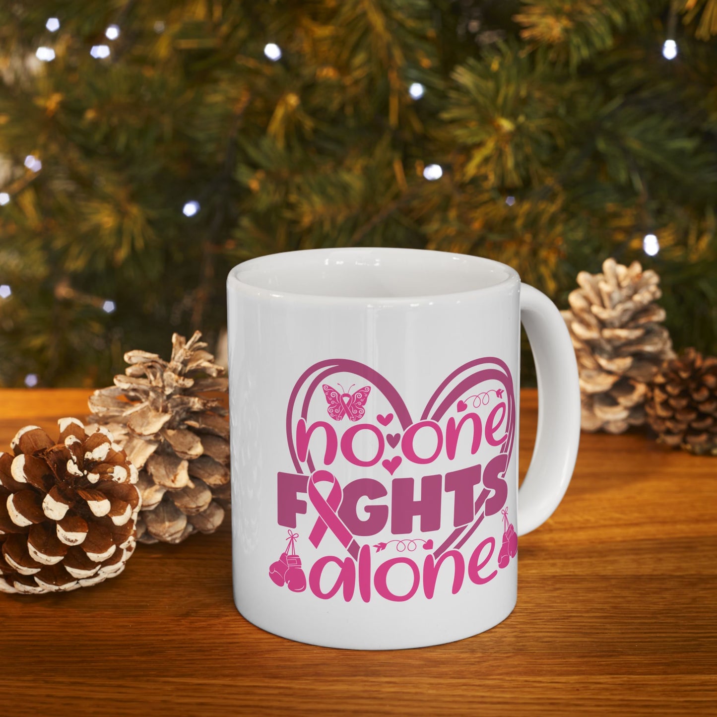 Support Mug - No One Fights Alone
