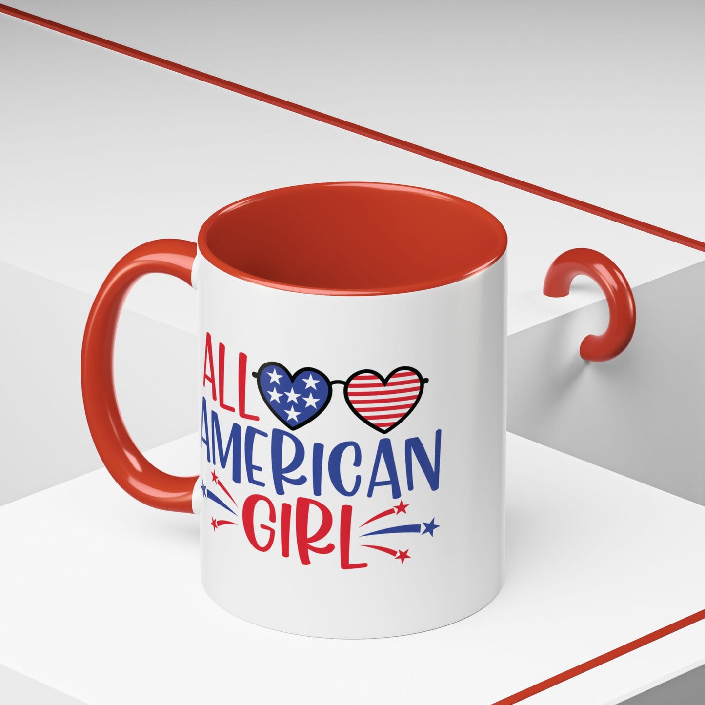 4th of July Mug - All American Girl
