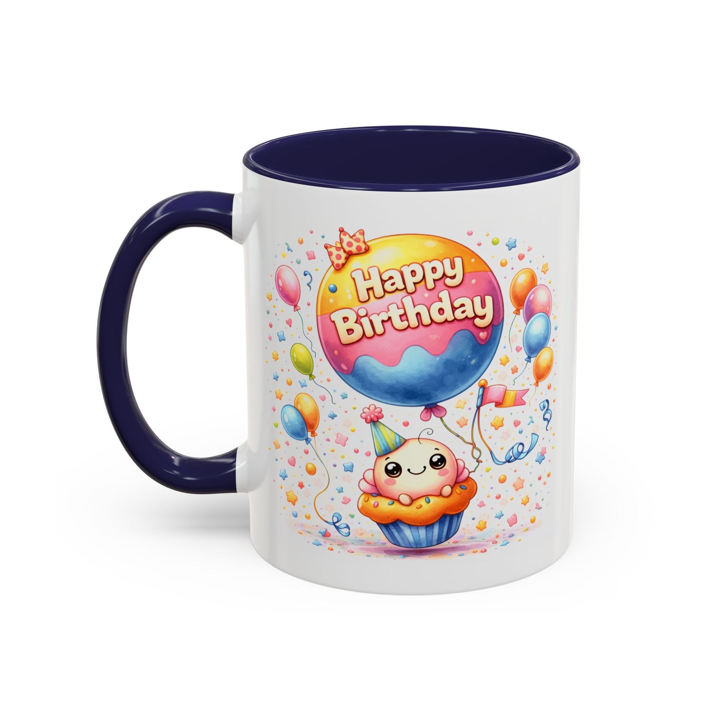 Birthday Mug - Cupcake Balloon