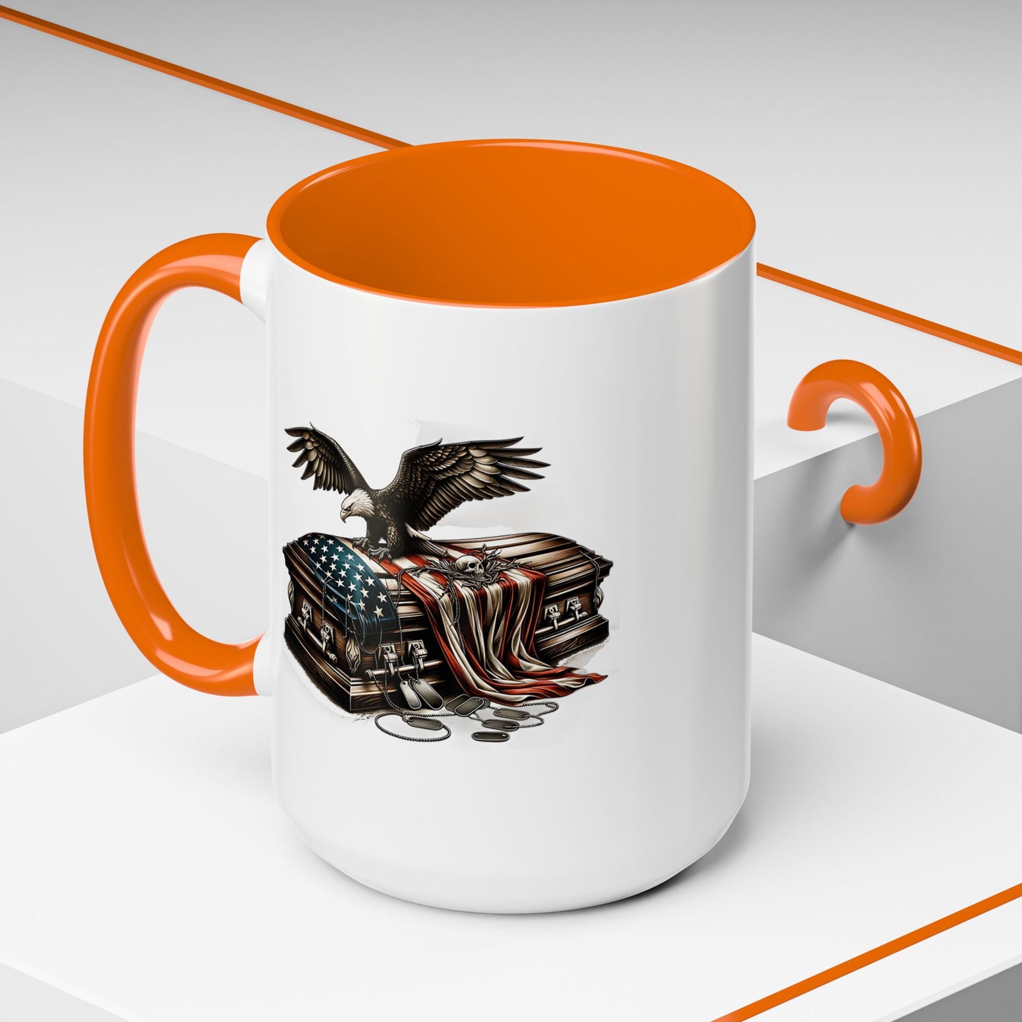 4th of July Mug - American Bald Eagle Fallen Soldier