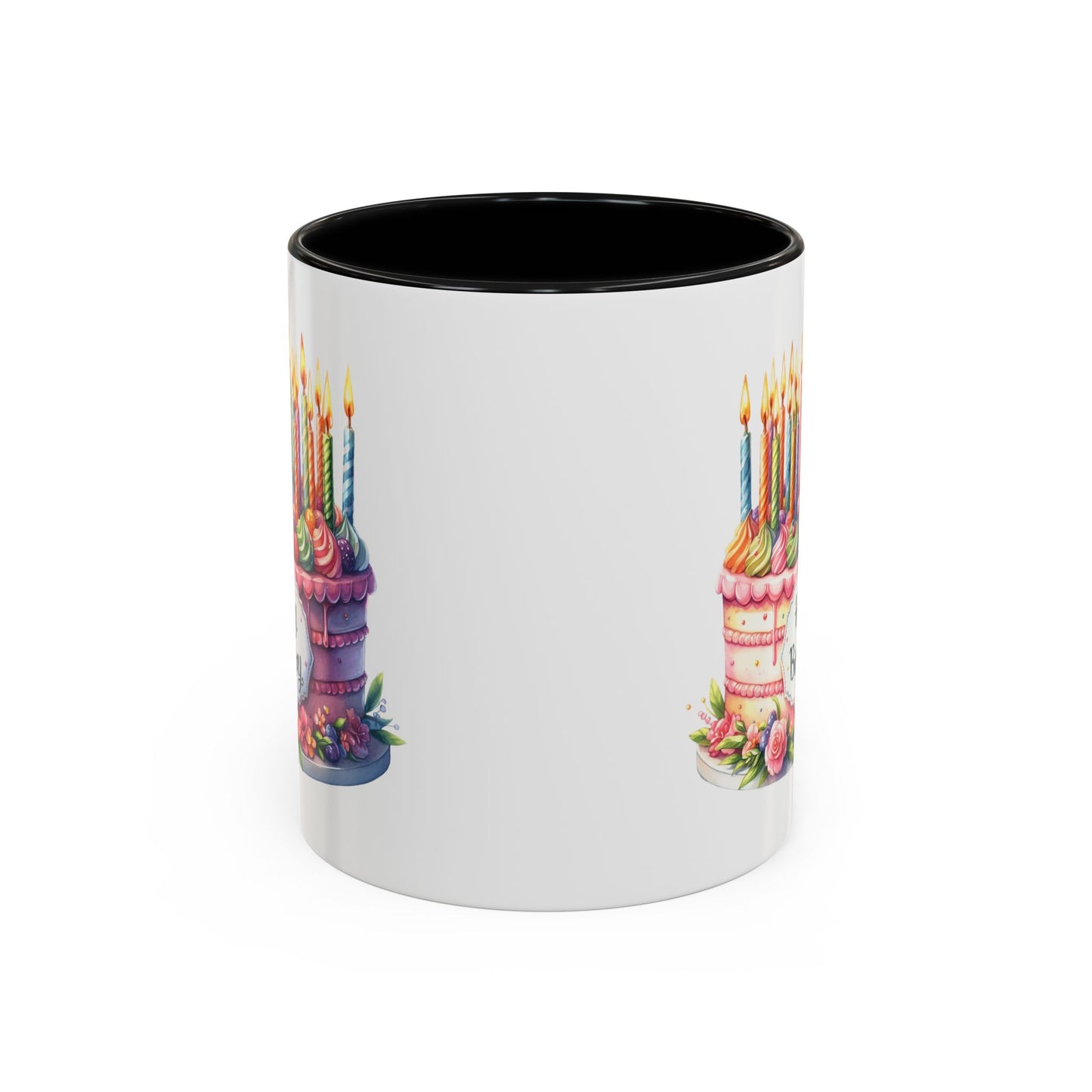 Birthday Mug - Happy Birthday Large Cake With...