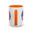 4th of July Mug - Baseball American Flag