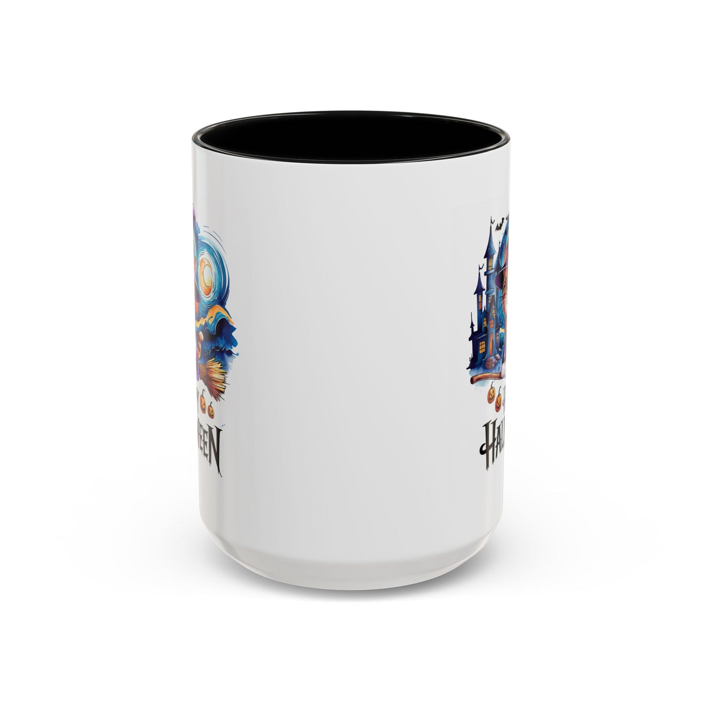 Halloween Mug - Happy Halloween Cat Witch