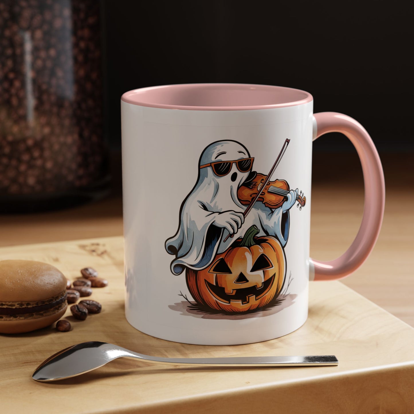 Halloween Mug - Violin Playing Ghost