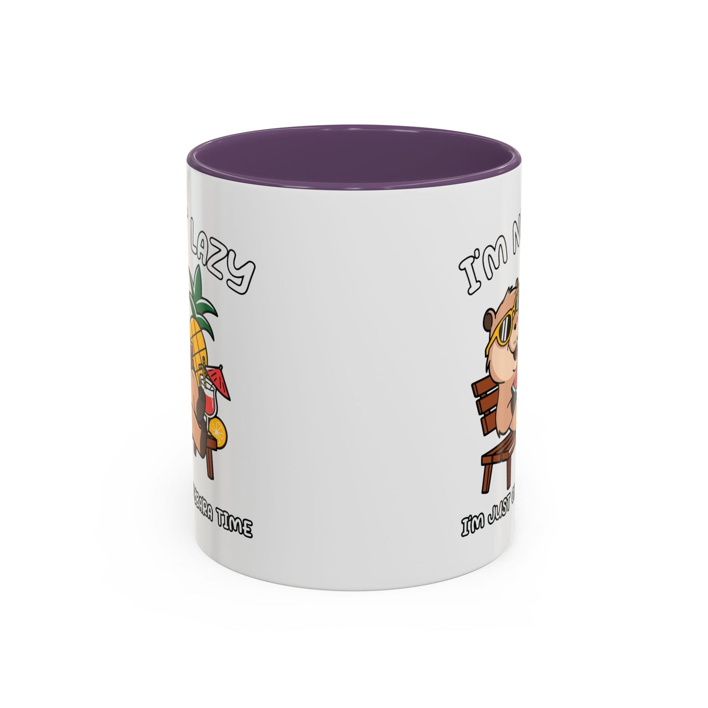 Humor Mug - I'm Not Lazy Capybara