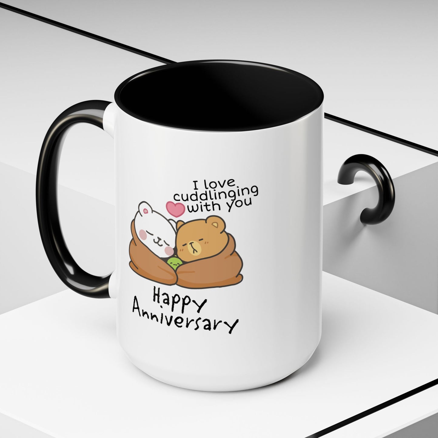 Anniversary Mug - I Love Cuddling With You
