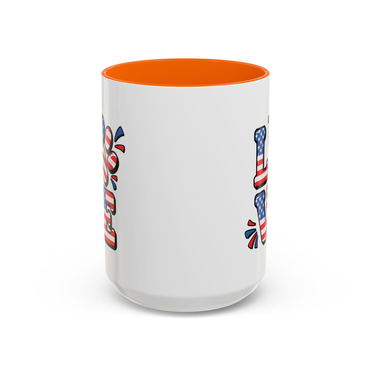 4th of July Mug - Animal Love USA Flag
