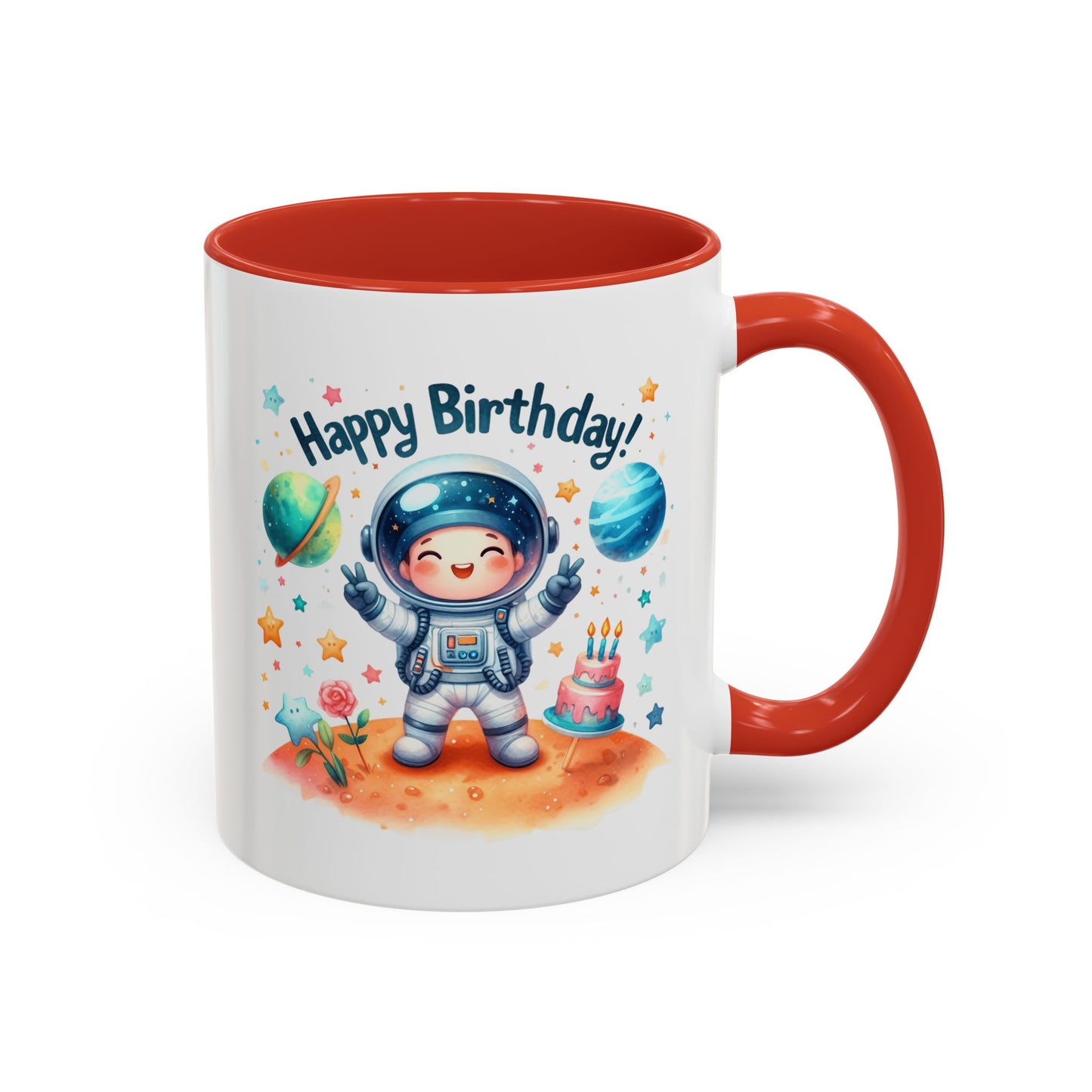 Birthday Mug - Happy Birthday Astronaut