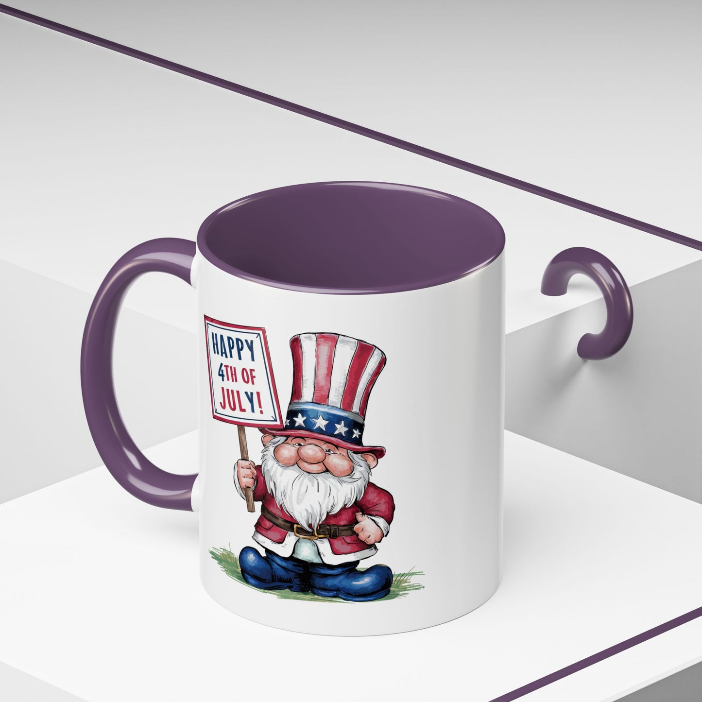 4th of July Mug - American Gnome 8