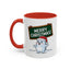 Christmas Mug - Merry Christmas White Text Seal Pup