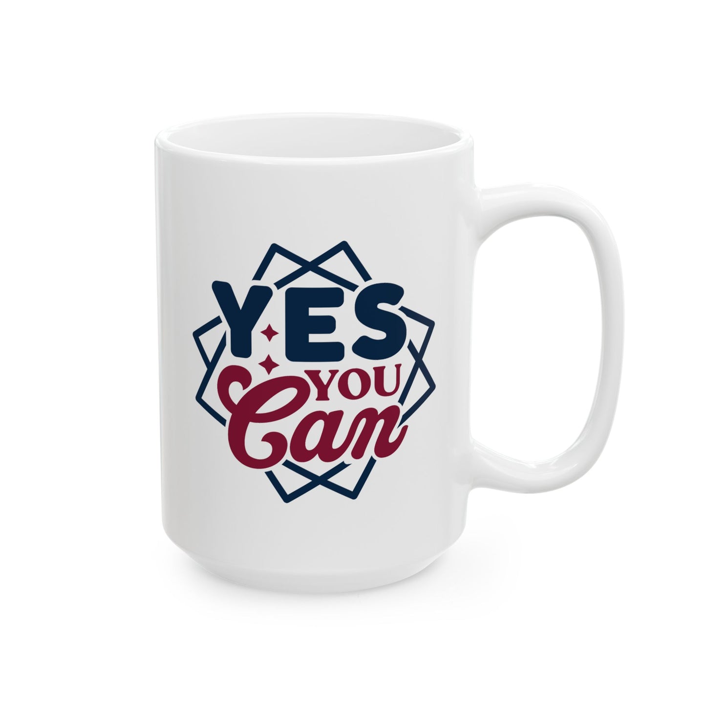Motivation Mug - Yes You Can Squares