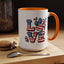 4th of July Mug - Animal Love USA Flag
