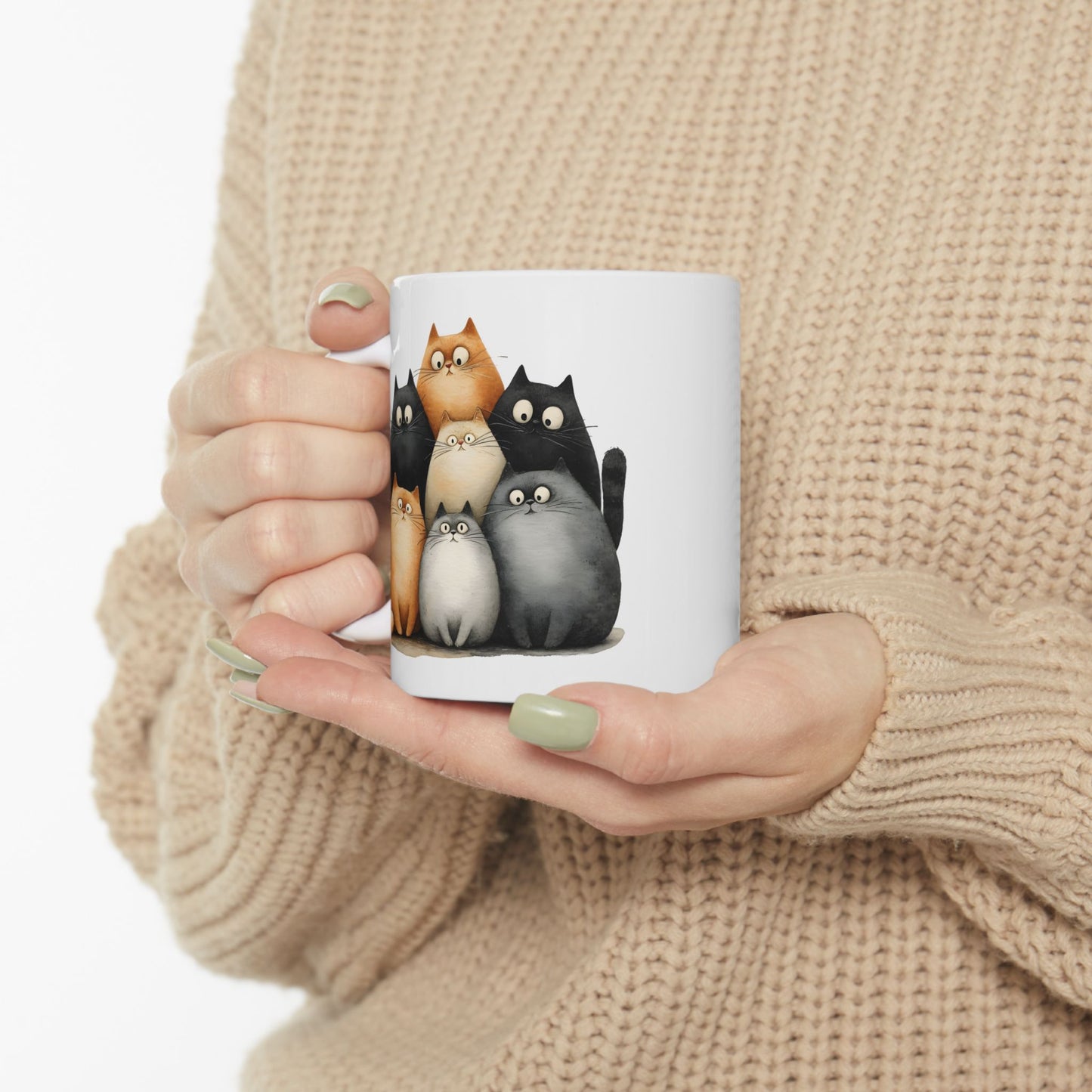 Animal Mug - Watercolor Cats