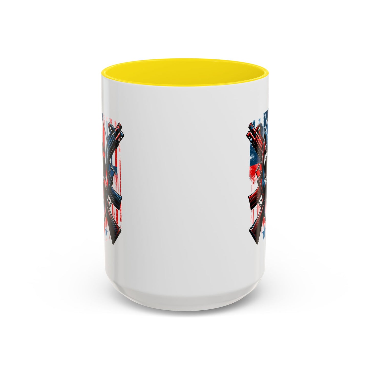 4th of July Mug - Skull With American Flag