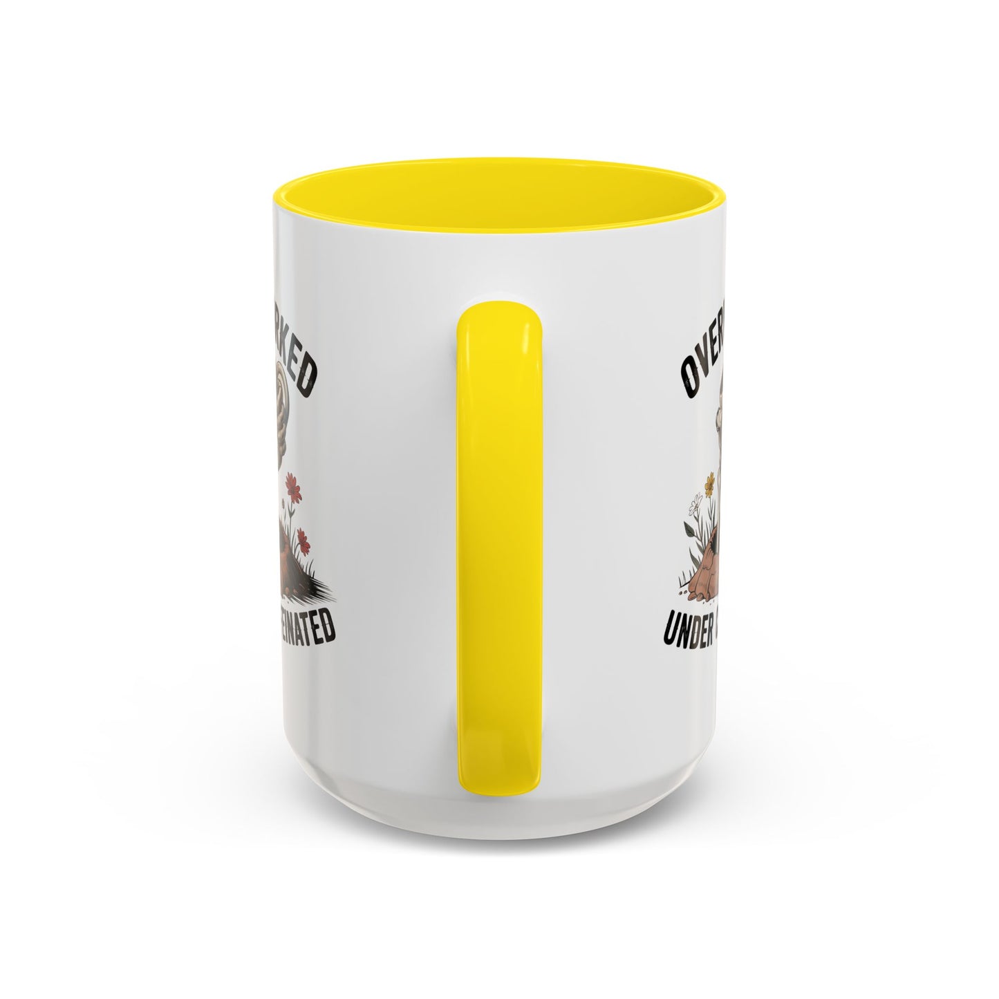Humor Mug - Overworked and Under Caffeinated