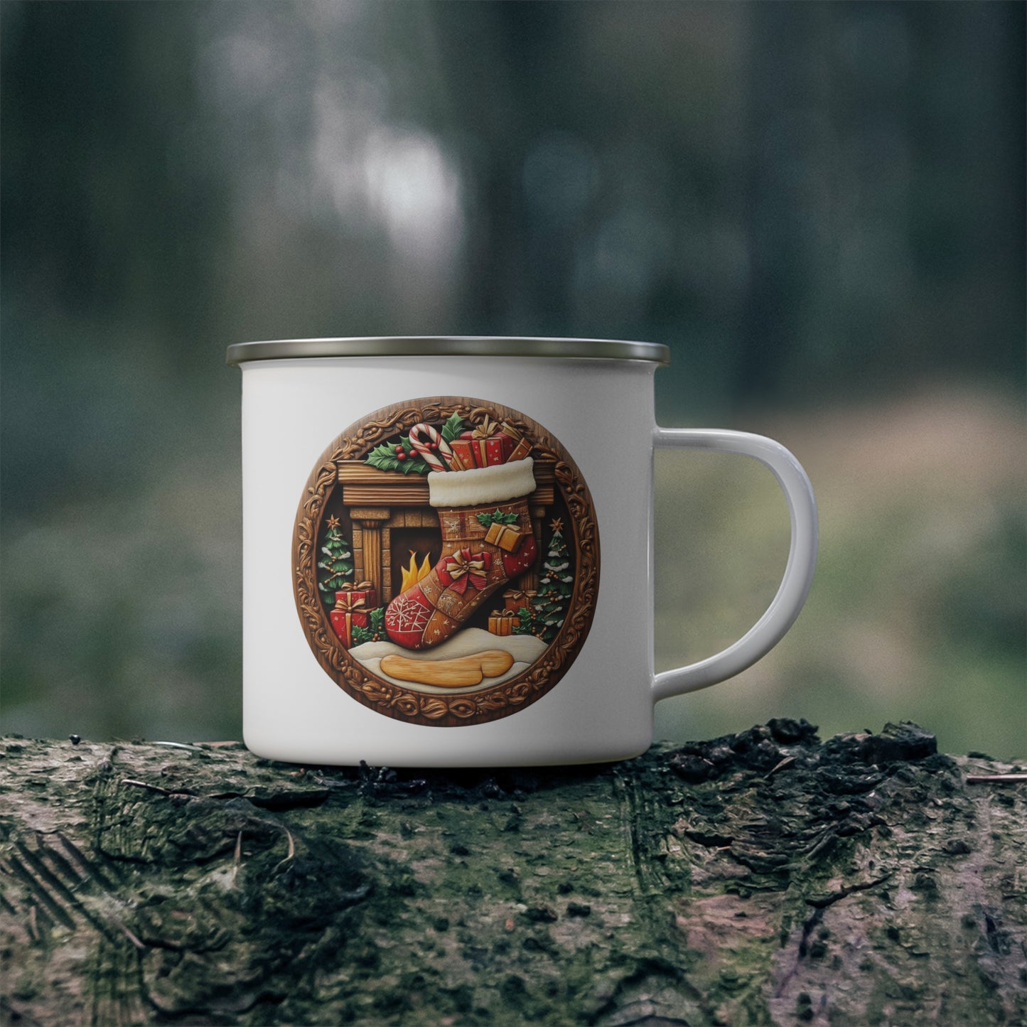 Christmas Mug - Christmas Stocking Plaque