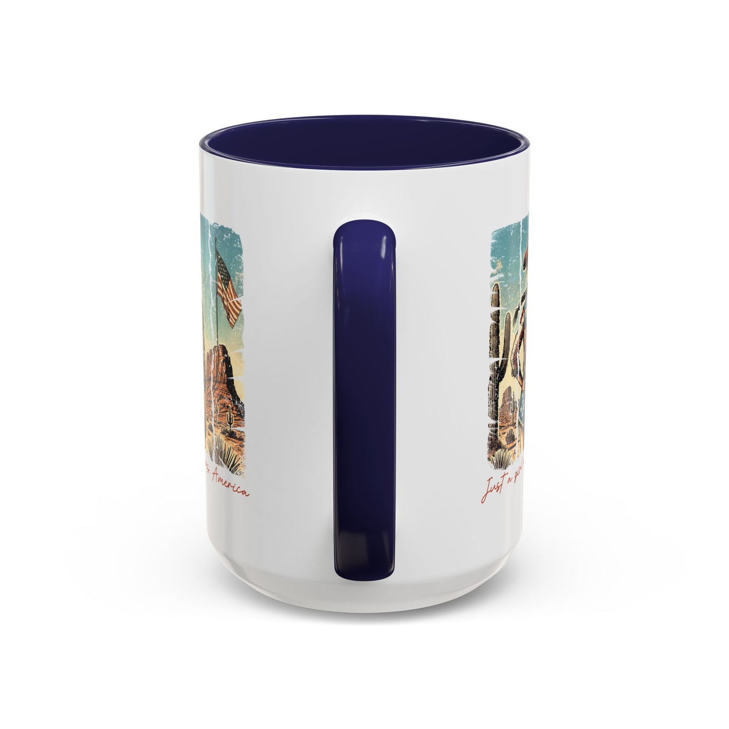 4th of July Mug - Just a Girl Who Loves America
