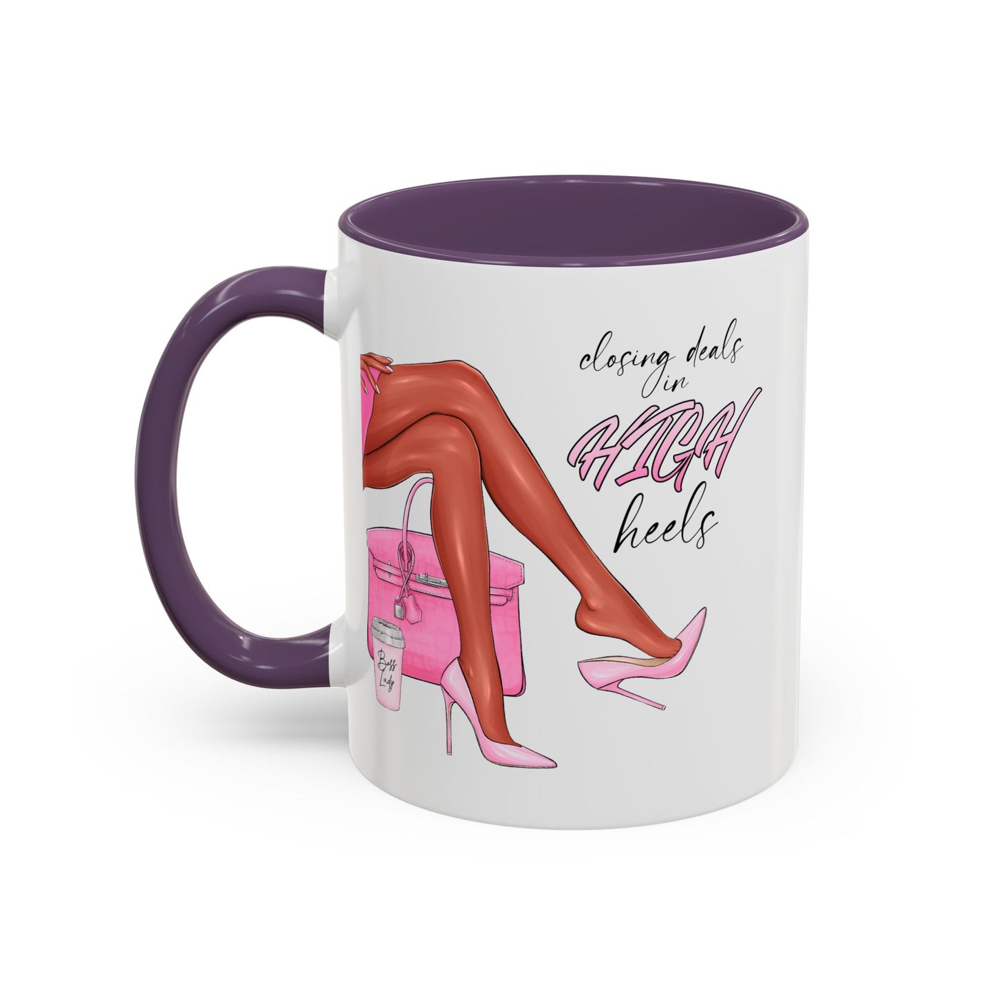 Humor Mug - Closing Deals in High Heels