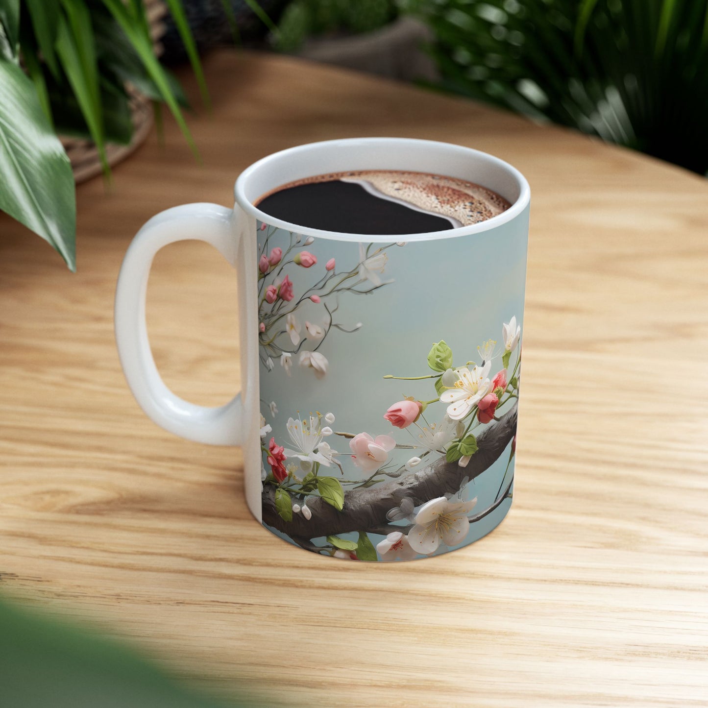 Artistic Mug - Felted Bird