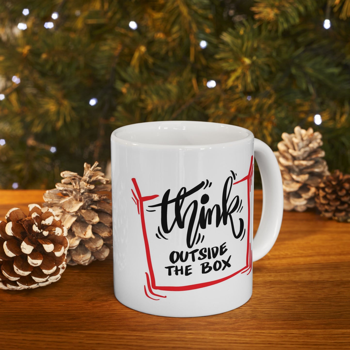 Motivation Mug - Think Outside The Box 1