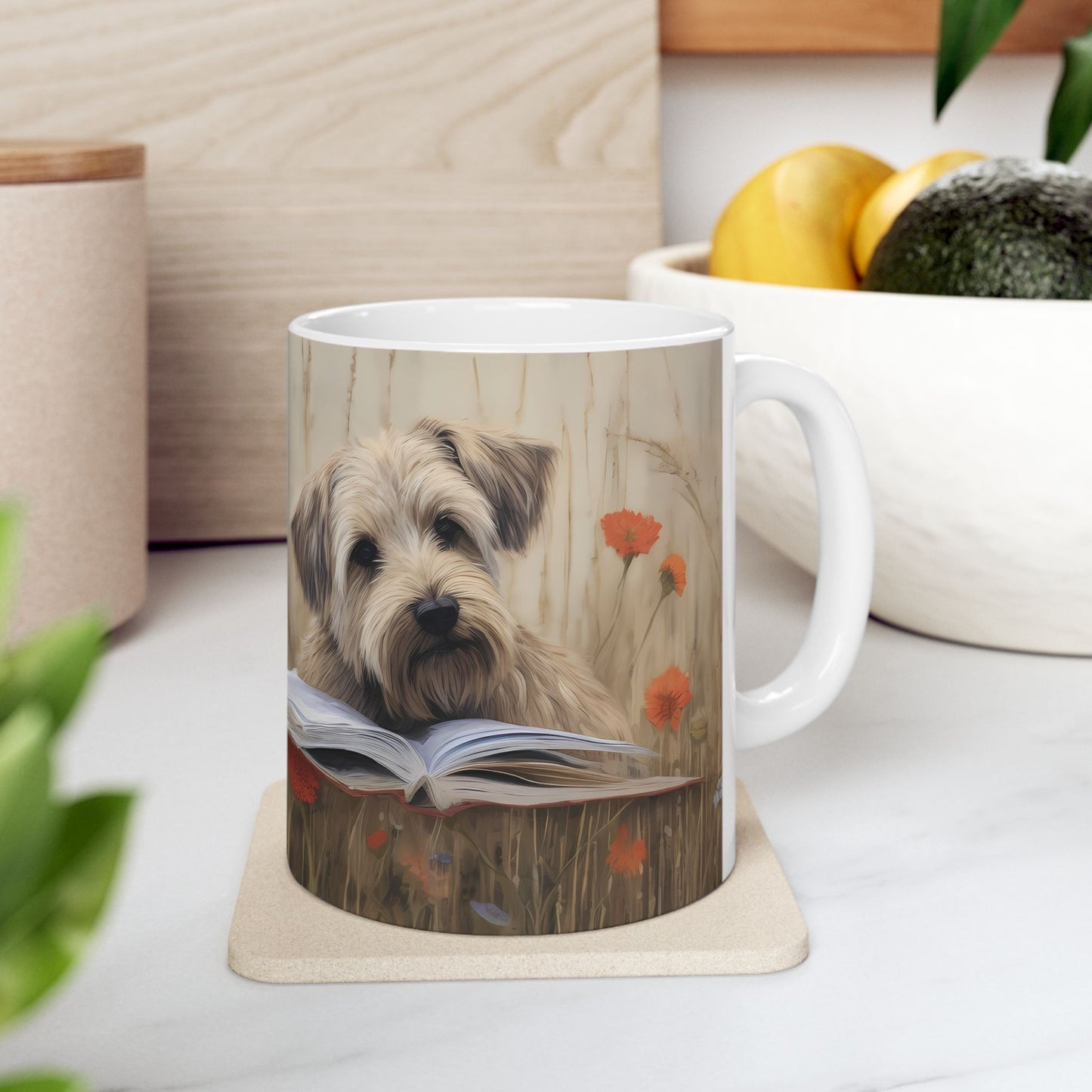 Artistic Mug - Felted Dog 3