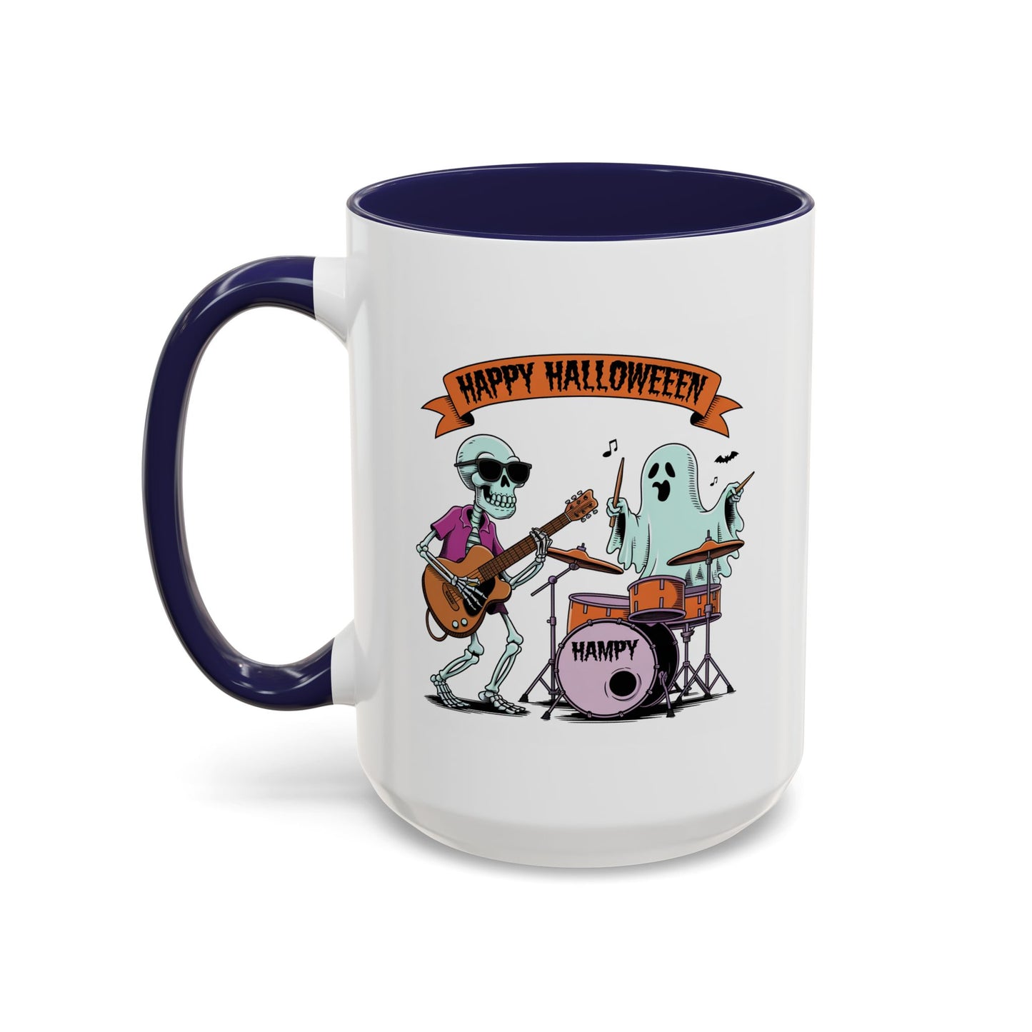 Halloween Mug - Skeleton & Ghost Band