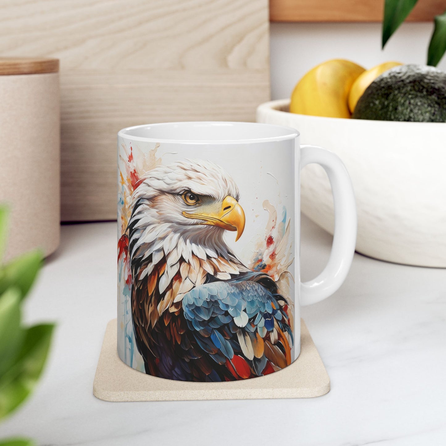 Artistic Mug - Eagle Oil Painting