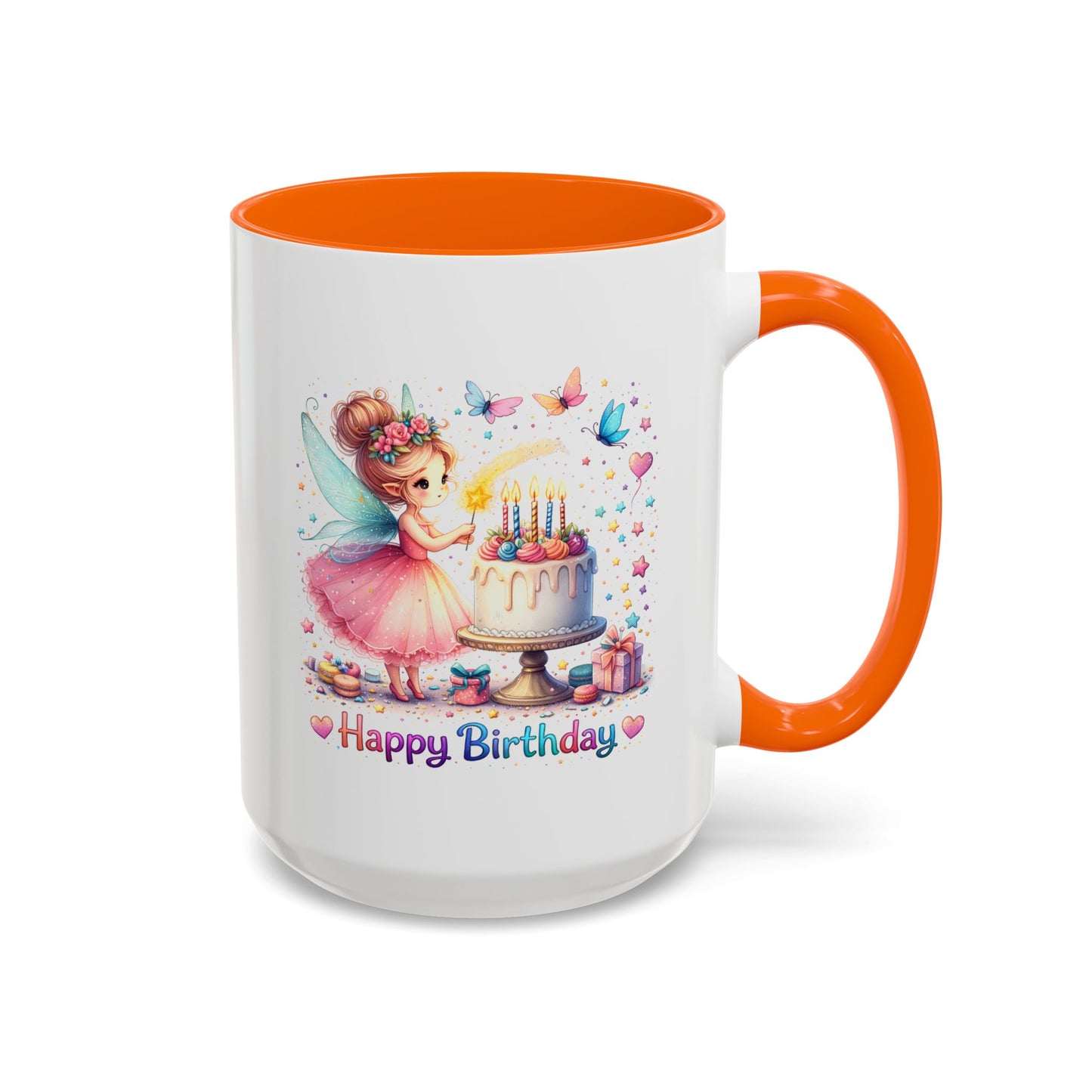 Birthday Mug - Fairy Butterflies