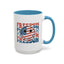 4th of July Mug - Freedom Smiley Face