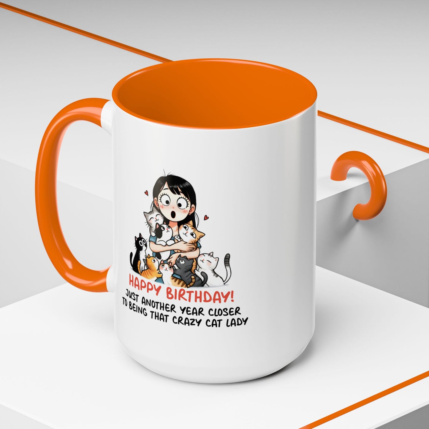 Birthday Mug - Crazy Cat Lady
