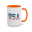 4th of July Mug - USA American Flag