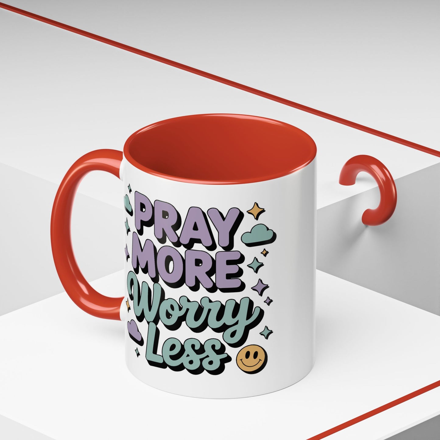 Motivation Mug - Pray More Worry Less