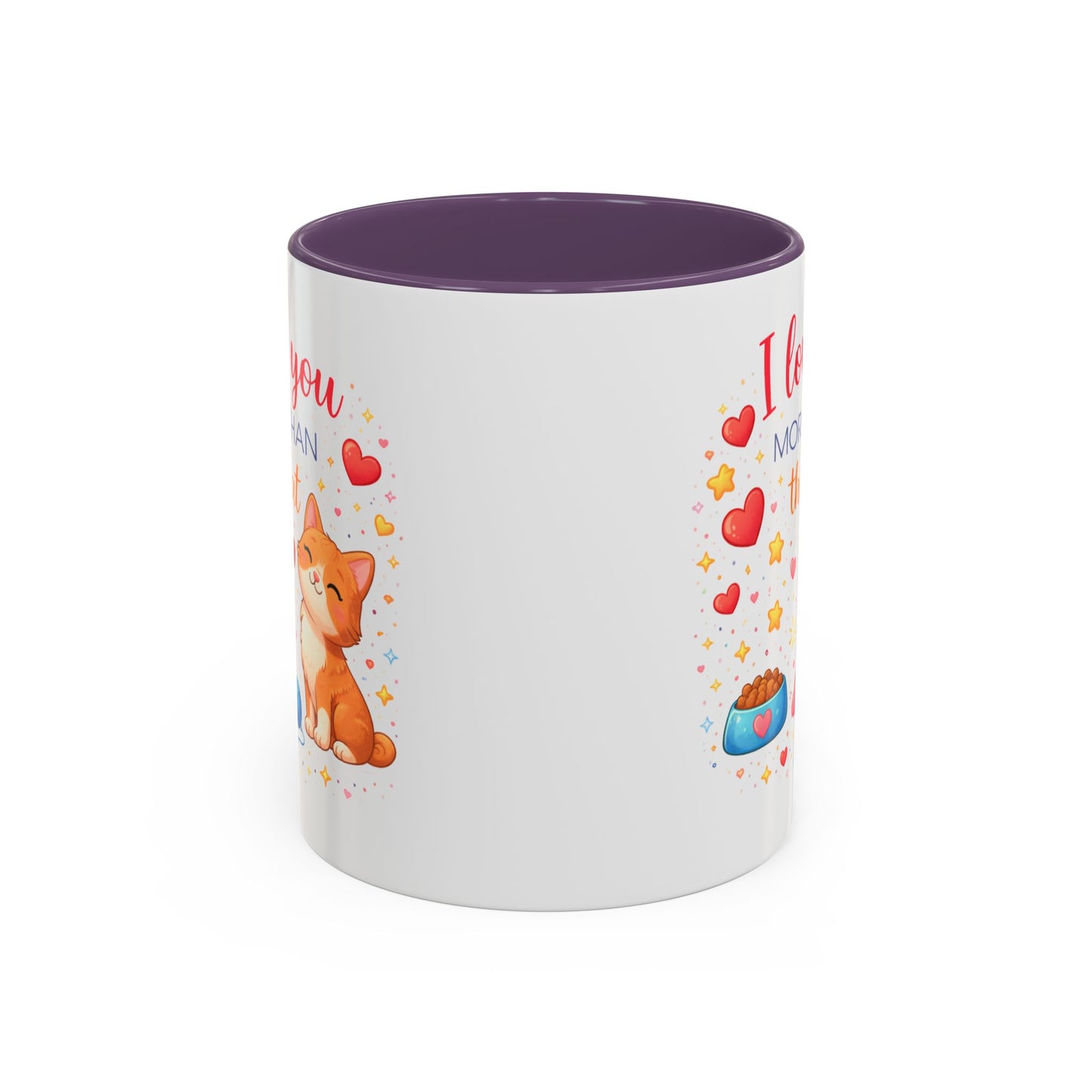 Anniversary Mug - I Love You More Than The Cat