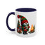 Christmas Mug - Gnome Presents and Fire
